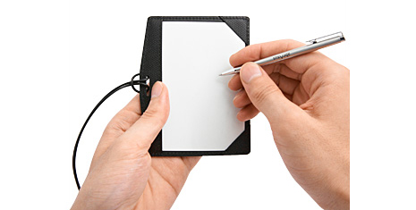 IDケース with 保存するメモの裏面